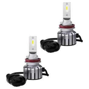   Osram LEDriving HL Bright +300% H8/H9/H11/H16 set de lumini LED pentru mașini cu fază scurtă, fază lungă și ceață, +300% luminozitate, temperatură de culoare 6000K, flux luminos 1900 lumen, soclu PGJ19-X, 64211DWBRT-2HFB, 2 buc./pachet