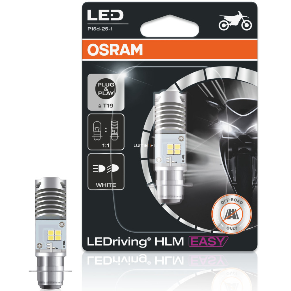 Osram LEDriving HLM EASY T19 LED bec pentru motociclete