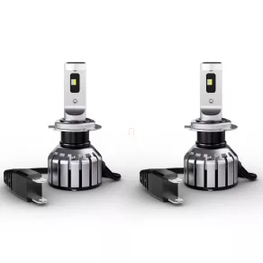   Set LED legal Osram Truckstar H7 +230% 24 volți pentru camioane, omologat de autoritatea de transport, 24 V, temperatură de culoare 6000 K, luminozitate cu până la 230% mai mare, design rezistent la vibrații, soclu PX26d, 64215DWTS, 2 bucăți/pachet
