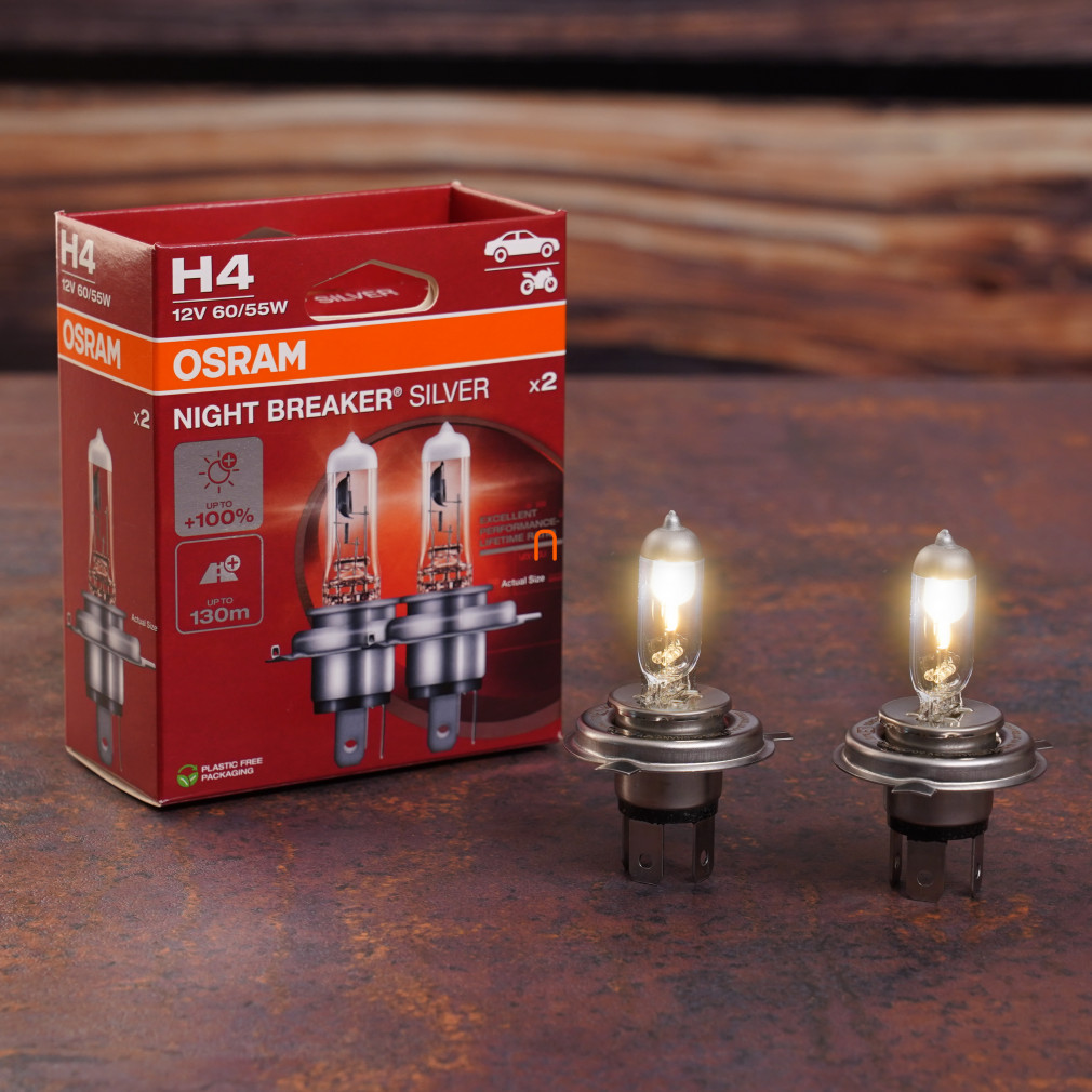 Osram Night Breaker Silver H4 +100% 2 buc/pachet