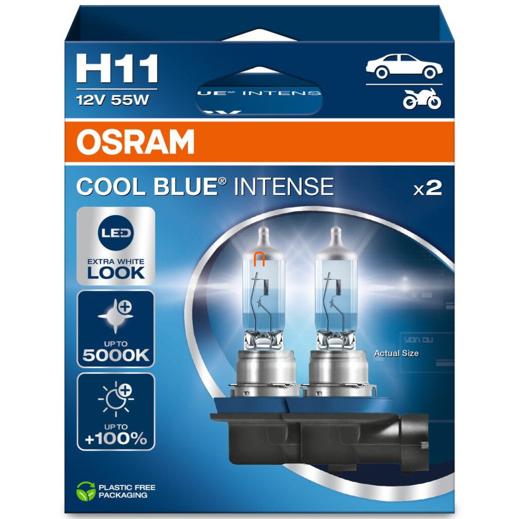 Osram Cool Blue Intense NG H11 +100% 2pcs/pack