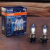 Bec halogen Osram Cool Blue® Intense (Next Gen) H15 pentru faruri, cu luminozitate crescută cu până la 20%, aspect LED, lumină albă intensă, 12 V, 15/55 W, până la 3700 K, 64176CBN-2HB 2 bucăți/pachet