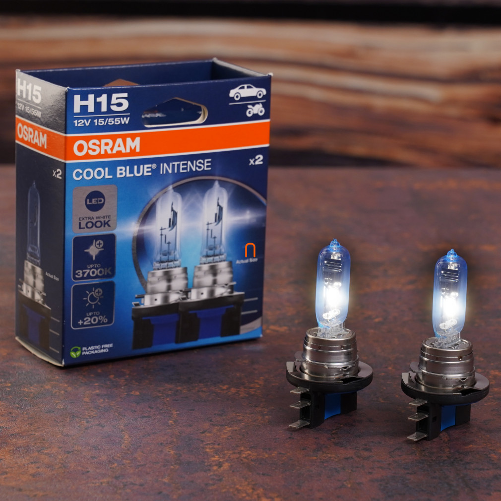 Osram Cool Blue Intense NextGen H15 halogenă pentru auto +20% 55/15W 2 bucăți/pachet