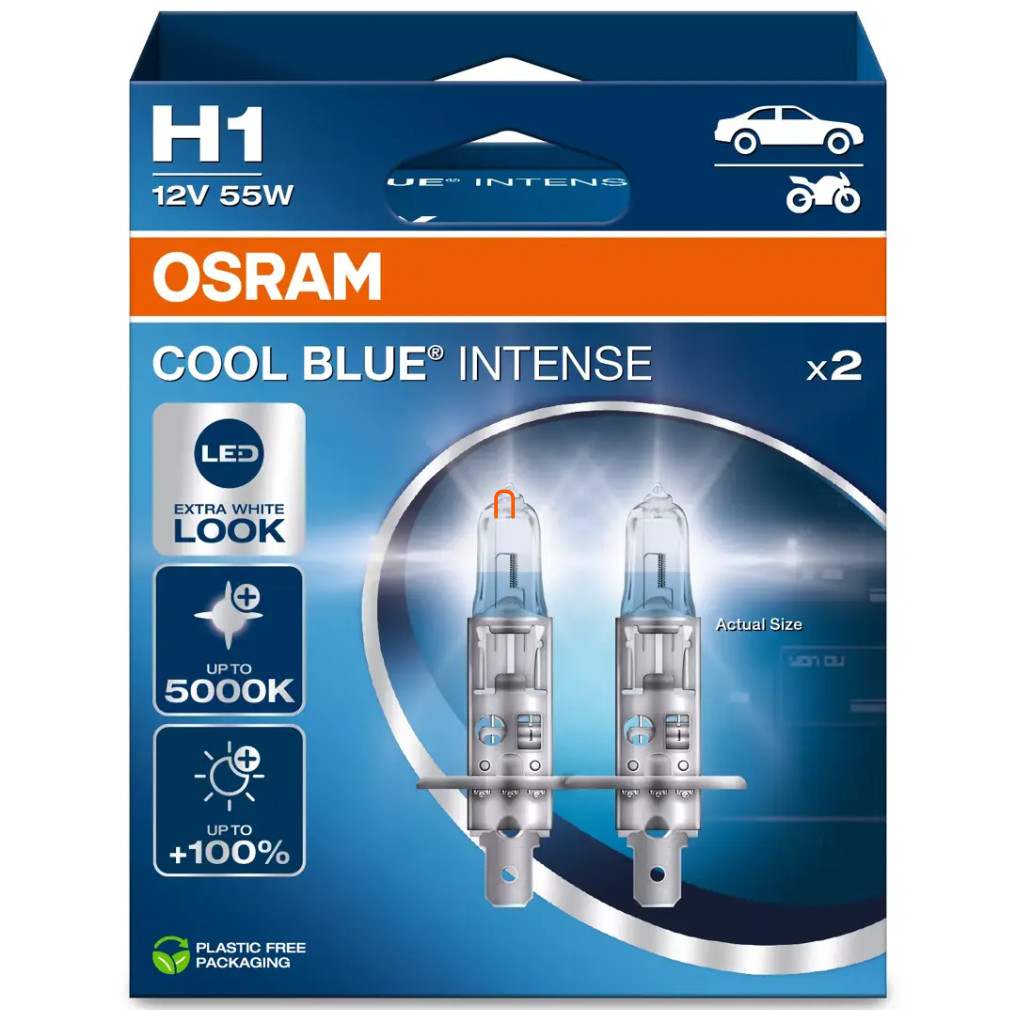 Osram Cool Blue Intense NextGen H1 +100% 2 bucăți/pachet