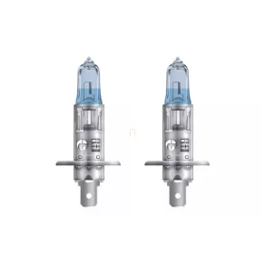   Bec halogen pentru faruri Osram Cool Blue® Intense (Next Gen) H1, luminozitate cu până la 100% mai mare, aspect de LED, lumină albă intensă, 12 V, până la 5000 K, 64150CBN-2HB, 2 bucăți/pachet
