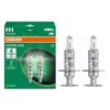 Far halogen Osram Ultra Life H1, 12 V, 3200 K, 1550 lumeni, durată de viață de până la patru ori mai lungă, o alegere fiabilă pentru conducerea zilnică, 64150ULT-2HB, 2 buc./cutie