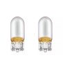 Bec auxiliar Osram Diadem Chrome Next Gen WY5W cu aspect cromat ascuns, lumină portocalie numai când este în funcțiune, 12 V, 2827DC-2BL, 2 bucăți/ambalaj blister