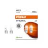 Bec indicator Osram Original Line W5W, 12 V, 5 W, 50 lumeni, capac din sticlă cu bază în formă de pană, durată lungă de viață, 2825-2BL 2 bucăți/ambalaj blister