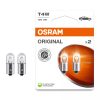 Bec indicator Osram Original Line T4W, dimensiuni compacte, durată lungă de viață, 12 V, 4 W, soclu Ba9s, flux luminos de 35 lumeni, pentru utilizare în industria auto, 3893-2BL, 2 bucăți/ambalaj blister