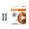 Bec Osram Original Festoon pentru plafonieră, 41 mm, C10W, 12 V, 10 W, calitate OEM de încredere, pentru iluminarea plăcuței de înmatriculare și a habitaclului, 6411-2BL2 buc./blister