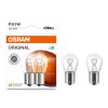 Bec indicator Osram Original Line 12V P21W, 12 V, 21 W, flux luminos 460 lumeni, soclu BA15s, durată lungă de viață, ideal pentru motociclete, 7506-2BL, 2 buc./blister