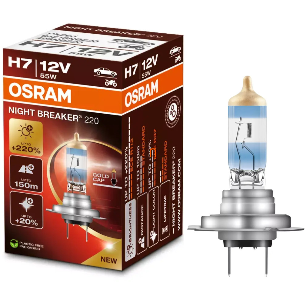 Osram Night Breaker +220% H7 bec cu halogen, 1 buc