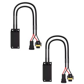   Osram LEDriving LEDSC05 Rezistență balast inteligentă Canbus, modul de eliminare a mesajelor de eroare LED pentru becuri LED de tip H8, H9, H11 și H16, fază scurtă, fază lungă și faruri de ceață, 15 W, LEDSC05-2HB, 2 buc./pachet