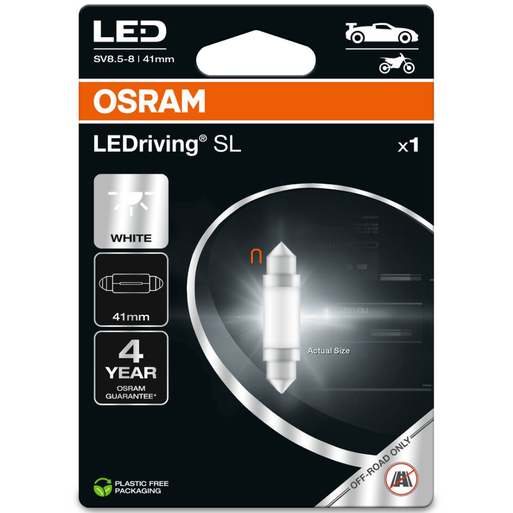 Osram LEDriving Standard 6413DWP C10W 6000K 41mm intermitent în ambalaj nedeschis