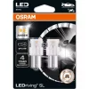 Osram LEDriving SL P21W sursă de lumină LED chihlimbar, indicator luminos cu răspuns rapid, ≙ P21W, soclu BA15s, 7506DYP-2BL, 2 bucăți/ambalaj blister