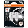 LED Osram LEDriving SL W21W roșu, indicator luminos cu răspuns rapid, ≙ W21W, soclu W3x16d, 7505DRP-2BL, 2 bucăți/ambalaj blister