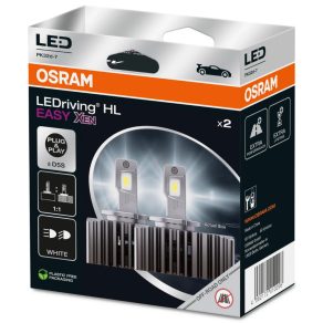   Osram LEDriving HL Easy Xen D5S, LED off-road pentru HID, temperatură de culoare 6500K, flux luminos 5000 lumen, LED cu declanșare xenon D5S, soclu PK32d-7, 66540DWESY, 2 buc./pachet