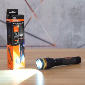   Osram LEDinspect Pro Torch 1200, lanternă LED profesională de 1200 lumeni, fascicul luminos reglabil, protecție IP44, LEDIL432