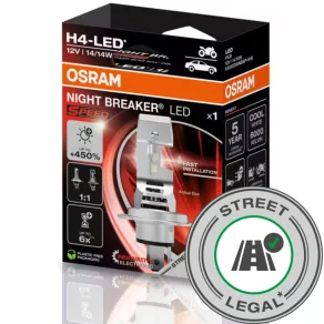 Osram Night Breaker LED Speed H4 +450% Motorkerékpár 1 db