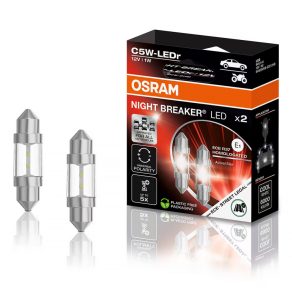   Bec indicator Osram Night Breaker LED C5W, 12 V, 2 buc./pachet