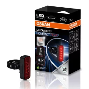   Lampă spate pentru bicicletă Osram LEDsBIKE Compact Rear cu funcție inteligentă de lumină de frână - LEDBRL104