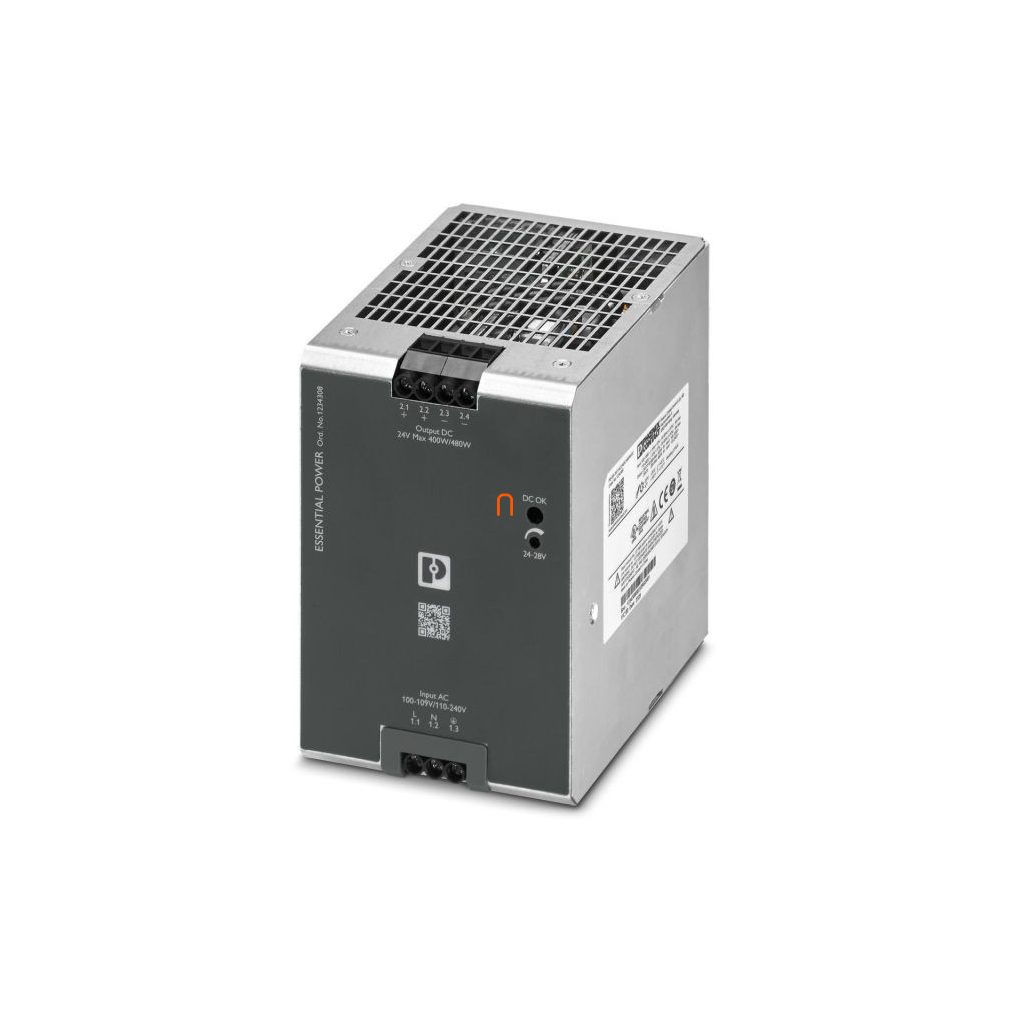 Sursa de alimentare 24VDC 480W Phoenix Contact PS-EE-2G/1AC/24DC/480W/SC 20A pentru șină DIN, 1234308