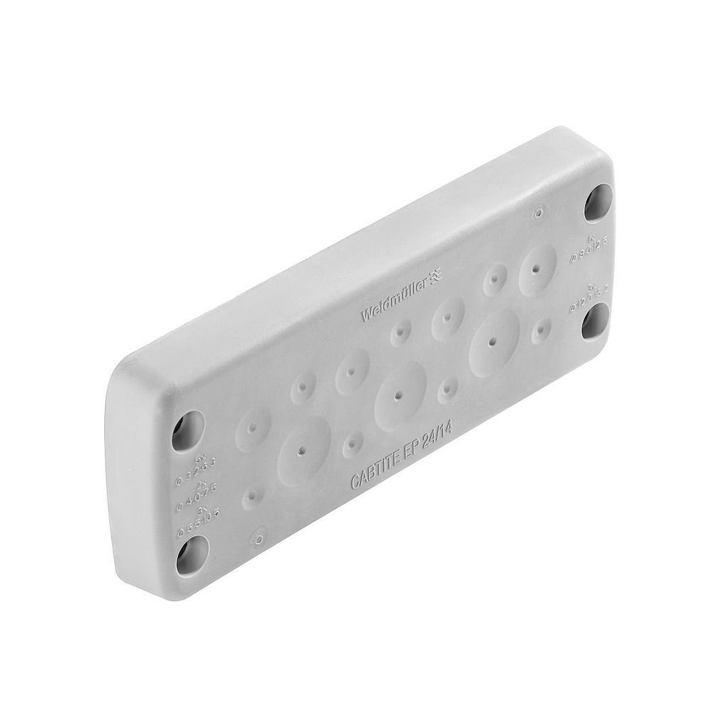 Placă de fixare pentru cutie de joncțiune Weidmüller pentru cabluri Cabtite EP 24/14 GY 2779320000