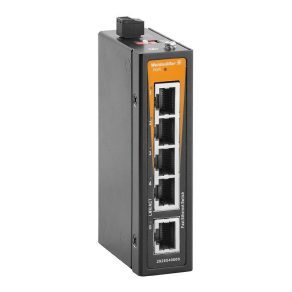  Comutator de rețea industrial, neconfigurabil, număr de porturi: 5x 10/100 Mbit/s RJ45, șină DIN, IP40 IE-SW-ELB-05-5TX 2828540000 Weidmüller