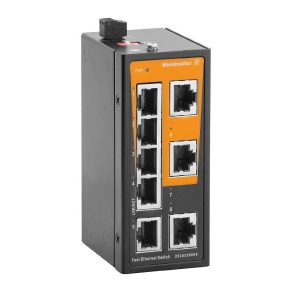  Comutator de rețea industrial, neconfigurabil, număr de porturi: 8x 10/100 Mbit/s RJ45, șină DIN, IP40 IE-SW-ELB-05-5TX 2828550000 Weidmüller