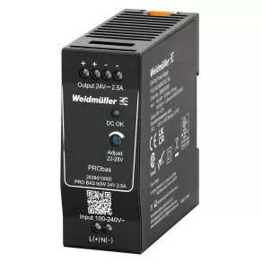  Sursă de alimentare PRO BAS 60 W, 24 V, 2,5 A, Weidmüller, 2838410000
