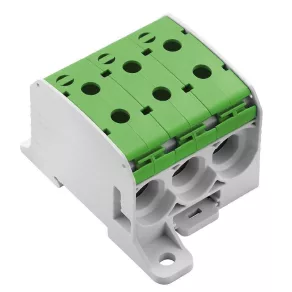   Clemă de legătură pentru cablu principal 3x95/3x95 mm², verde/galben, WPD 331CC, 2874600000 Weidmüller