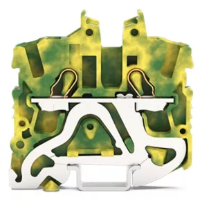   Conector miniatural Wago cu 2 fire, 2,5 mm², verde-galben (2052-1207)