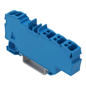   Bloc de distribuție Wago 1x6 mm/6x1,5 mm², albastru (2006-8034)