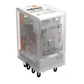   Relé cu conectori Wago 10 A, 230 V c.a., 2 contacte inverse (2585-228)