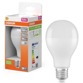   Osram E27 LED 19W, 2452 lm, 4000 K, alb rece, plastic opal - înlocuiește un bec standard de 150 W - Star Classic A