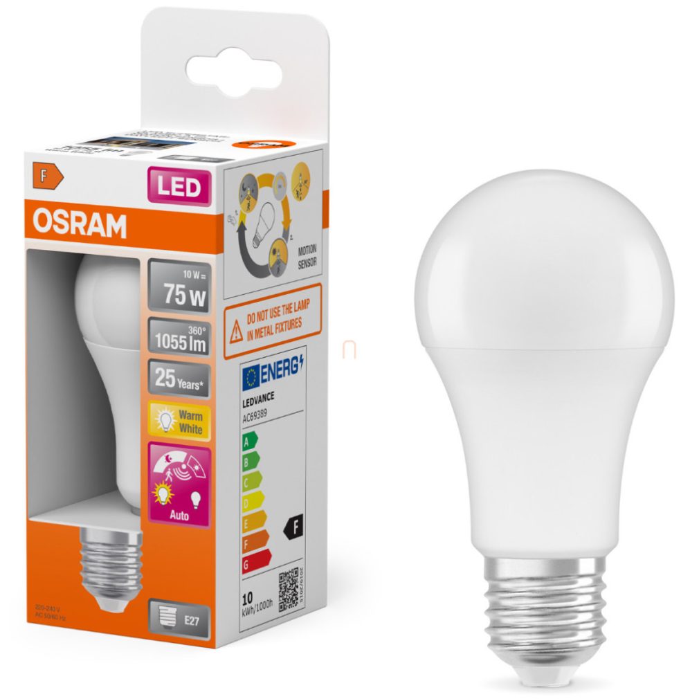 Osram E27 LED 10W, 1055 lm, 2700 K, alb cald, plastic opal - înlocuiește becul normal de 75 W - Superstar+ Classic A