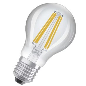   Osram E27 LED, 5,7 W, 1055 lm, lumină albă caldă (Classic-B)