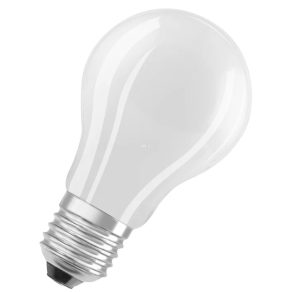   Osram E27 LED, 5,7 W, 1055 lm, lumină albă caldă, nuanță opală (Classic-B)