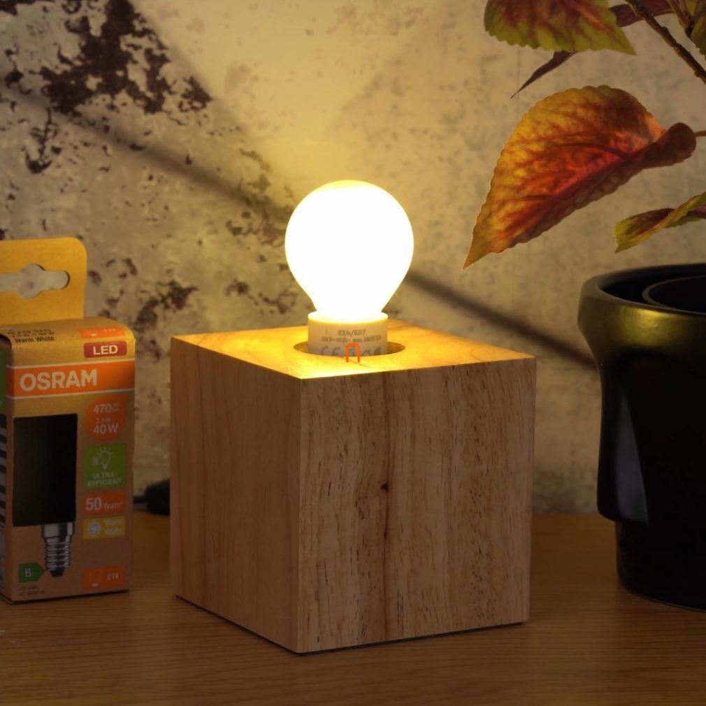 Osram E14 LED, 2,5 W, 470 lm, lumină caldă albă (Classic-B)