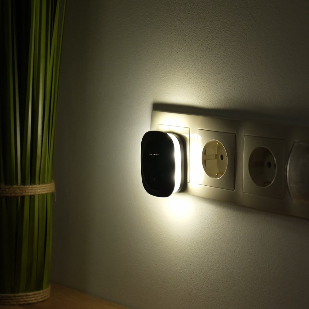 Ledvance LED indicator de direcție nocturn cu 2 conectori USB, negru (Lunetta Edge)