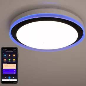   Ledvance Smart+ WIFI lampă LED inteligentă pentru tavan, negru, alb rece/cald (Orbis Magic)
