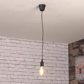 Lampă suspendată Ledvance, culoare neagră (Vintage Bell)