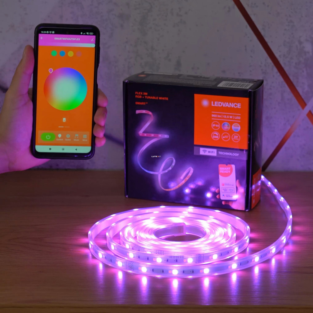 Ledvance Smart+ WIFI bandă LED inteligentă pentru exterior, 3 metri (RGBW)