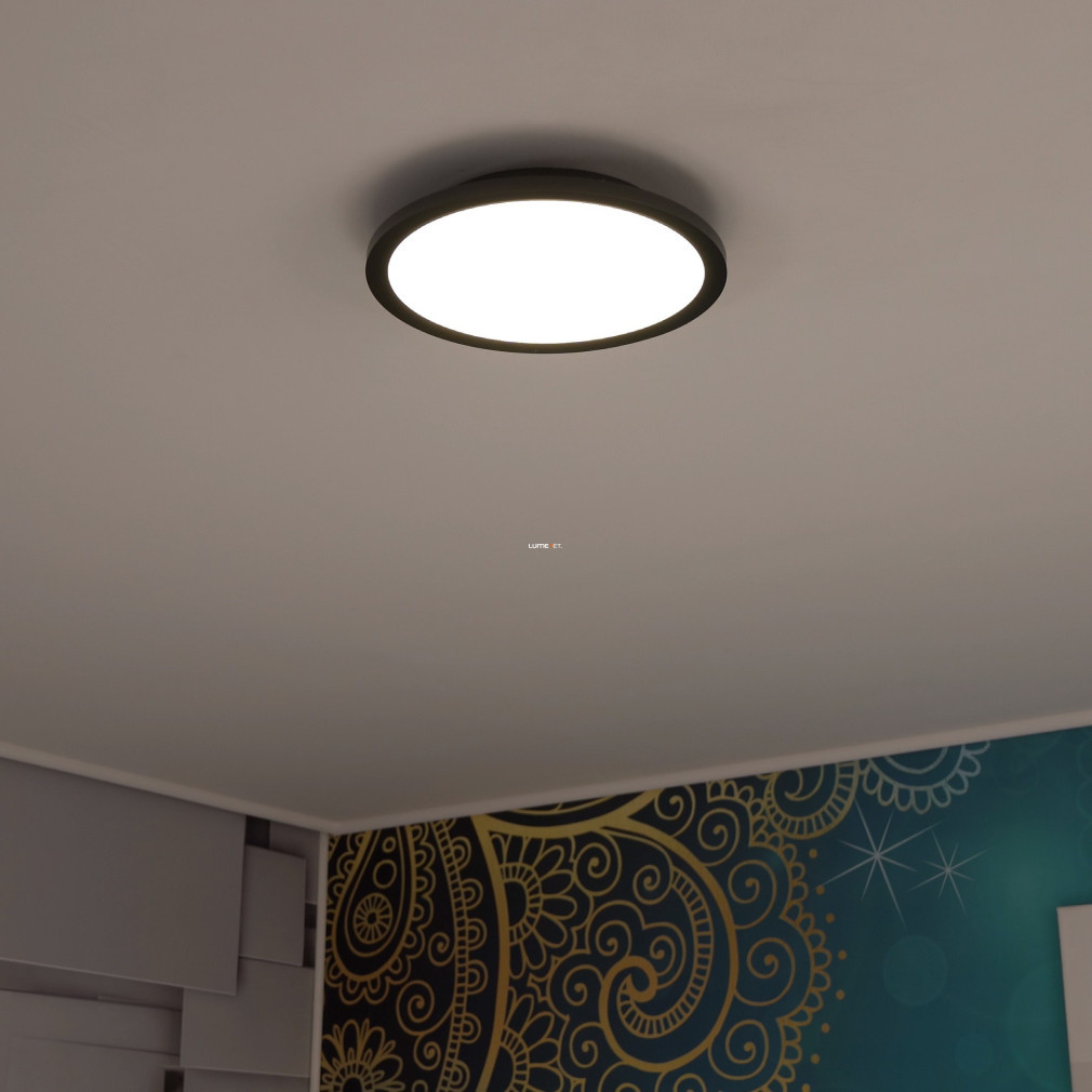 Lampă LED pentru tavan de baie cu comutator Ledvance, 18 W, negru (Orbis Disc)