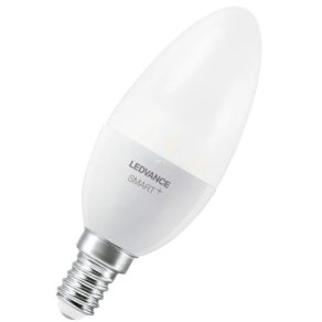   Ledvance Smart+ Matter E14 LED în formă de lumânare, 4,9 W, 470 lm (multicolor-RGBW)