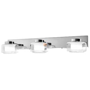   Ledvance Orbis Flame lampă LED reglabilă pentru baie, cu 3 socluri, în culoarea crom