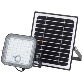   Ledvance Flood Split Solar LED spot 10W 1400lm 4000K cu senzor de mișcare, controlabil cu senzor de lumină IP65 Negru 4099854276675