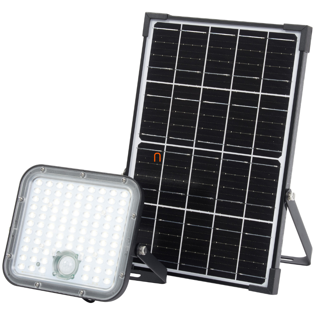 Ledvance Endura Flood Lumină solară cu LED controlată de la distanță pentru exterior cu senzor de mișcare, 30W