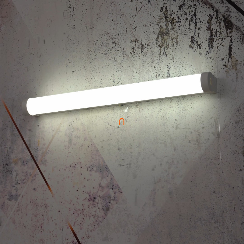 Ledvance Obris Tube lampă LED de perete reglabilă pentru baie, 60 cm, culoare alb opal