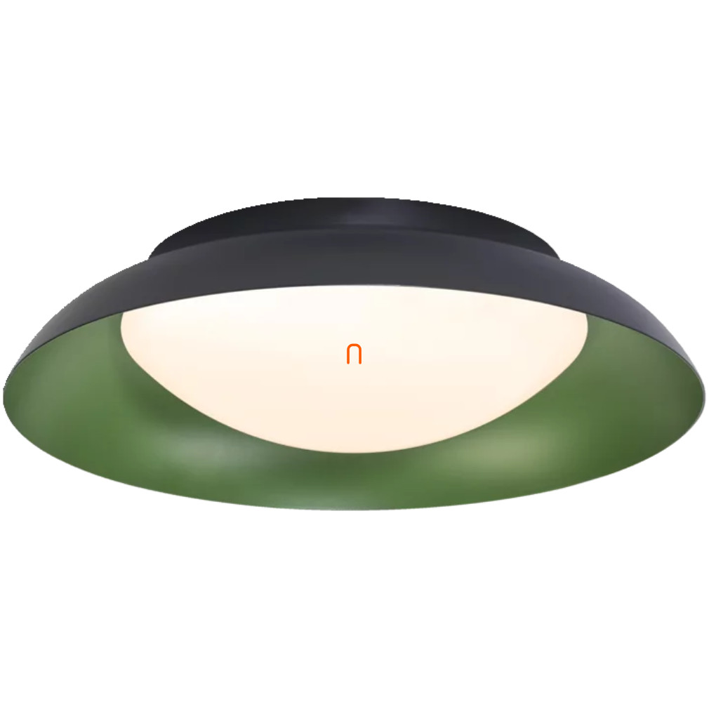 Ledvance Orbis Placă plafon baie LED, negru-verde, 31 cm